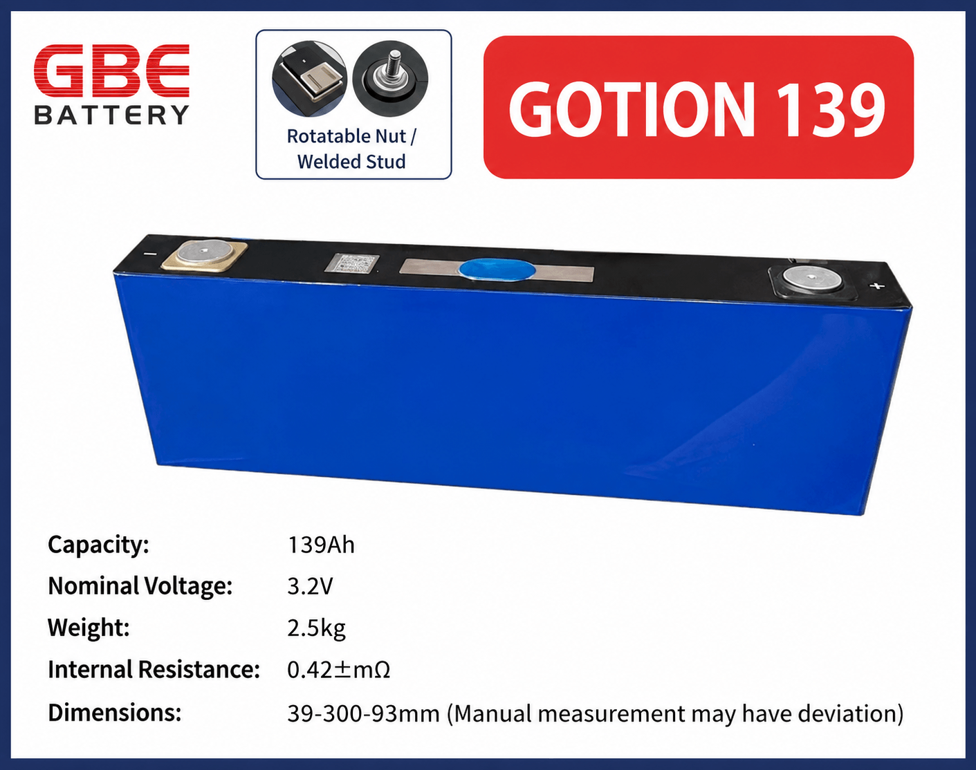 Gotion 139Ah battery cells